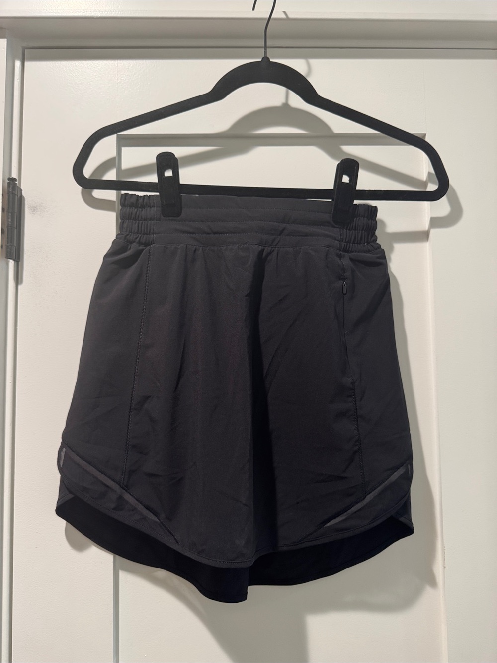 lululemon athletica Black Layered Running Shorts